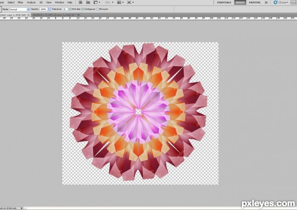 Creation of Dart Mandala: Step 6