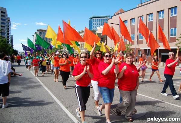 Colorful Crowd