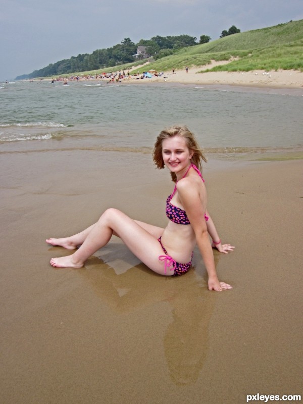 ladies on the beach 