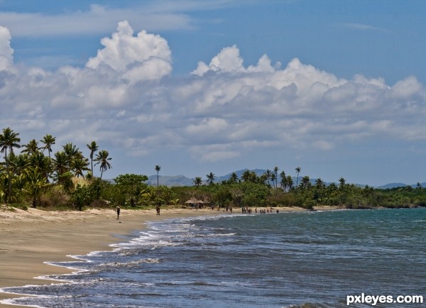 sunny beaches with warm water