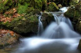 Waterfall autumn