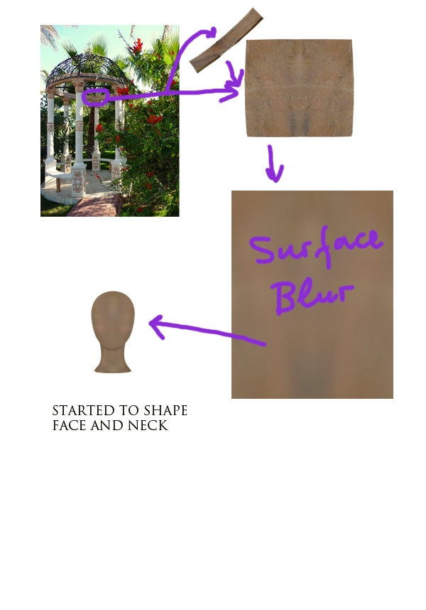 Creation of Fairy-in-waiting: Step 2
