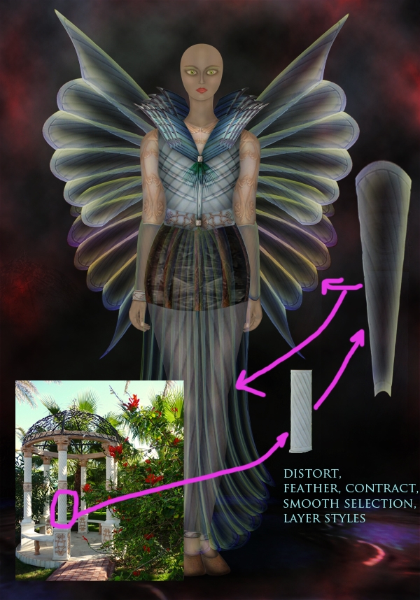 Creation of Fairy-in-waiting: Step 10