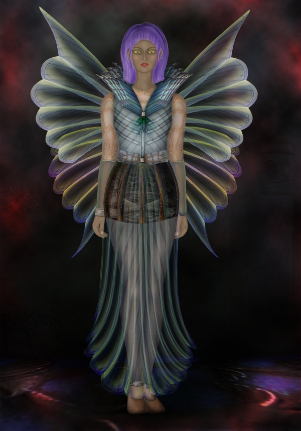 Creation of Fairy-in-waiting: Step 13
