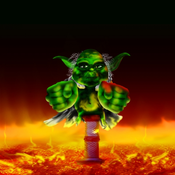 Creation of Old Yoda: Step 9