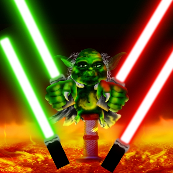 Creation of Old Yoda: Step 10