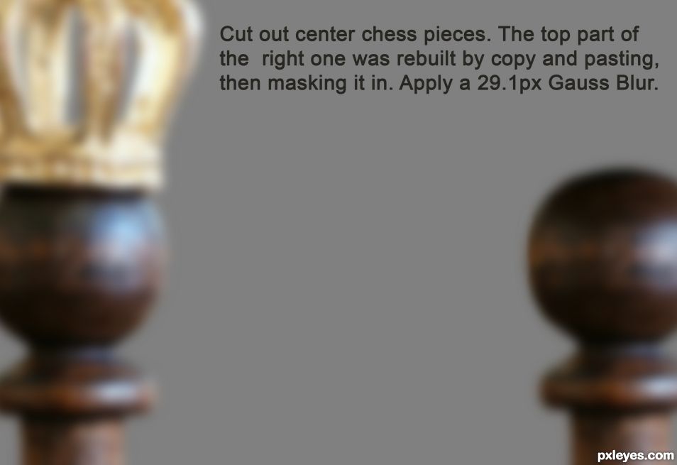 Creation of A True Chess Piece Wedding: Step 2