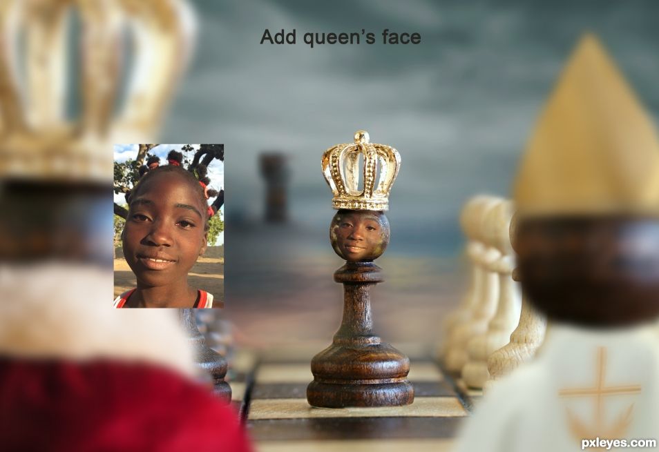 Creation of A True Chess Piece Wedding: Step 13