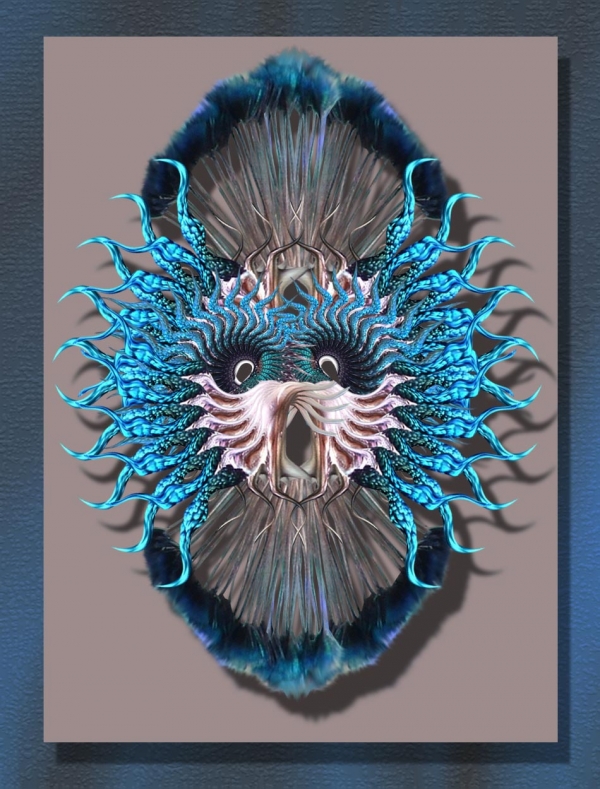 Creation of Mask In Blue: Step 12