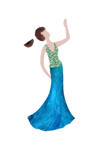 Creation of Deco Girl: Step 3