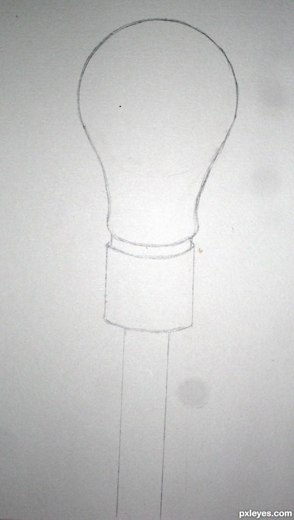 Creation of a bright flower: Step 1