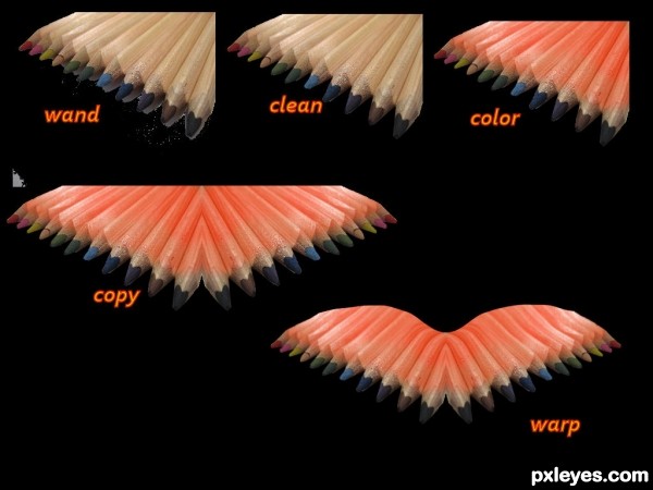 Creation of true colors: Step 1
