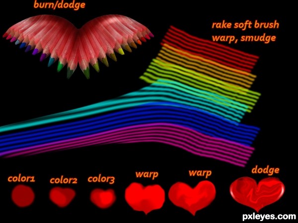 Creation of true colors: Step 2