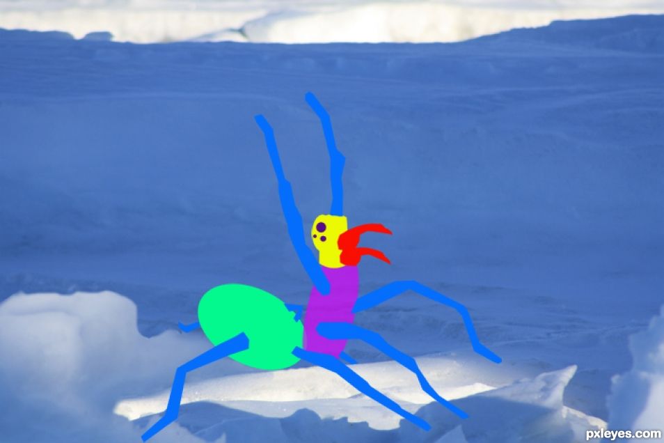 Creation of Ice Spider: Step 2