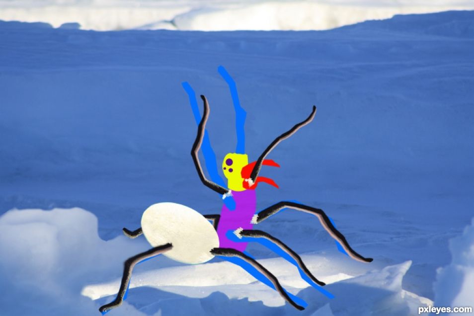 Creation of Ice Spider: Step 3