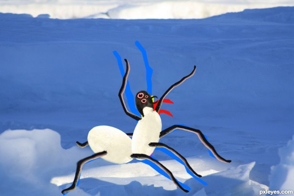 Creation of Ice Spider: Step 4