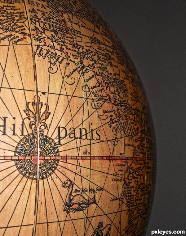 Old world globe