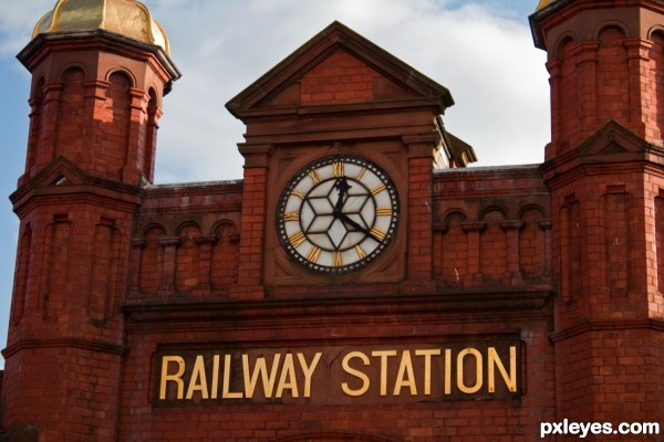 Railway Station Clock