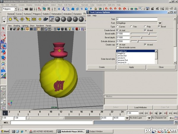 Creation of Perfume M: Step 4