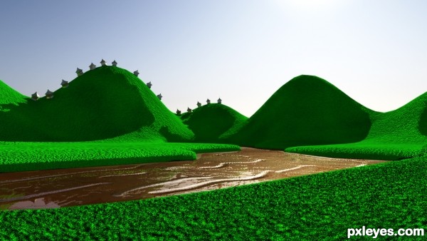 3D Guide - The Making Of Chocolate River!! 