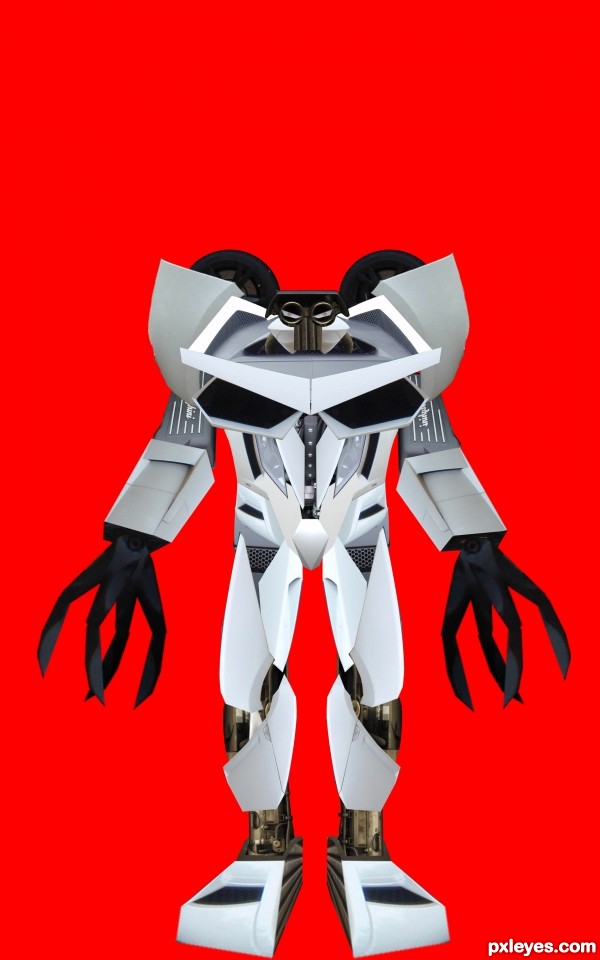Creation of transformaghini: Step 10