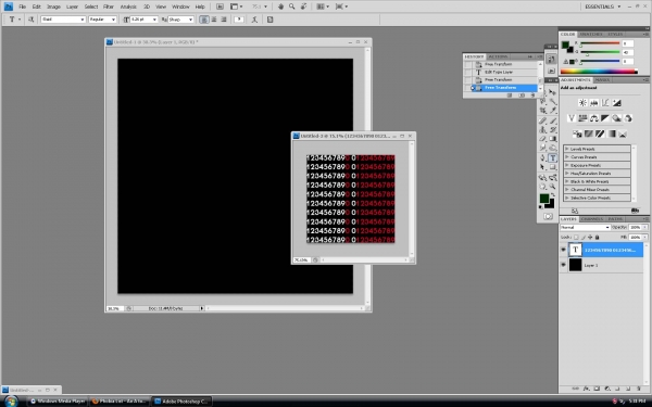 Creation of Fear of Numbers: Step 4