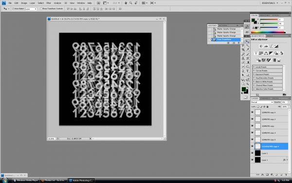 Creation of Fear of Numbers: Step 9