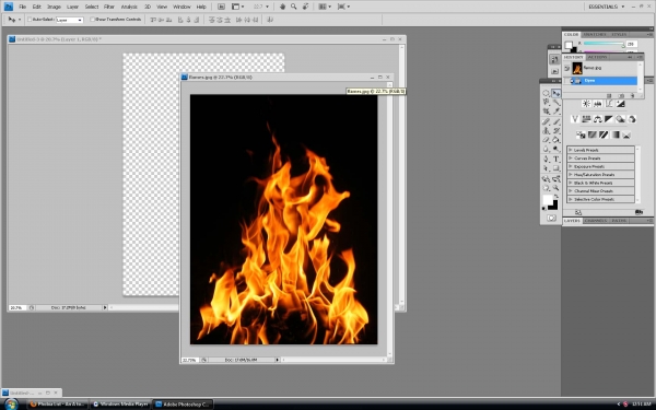 Creation of Pyrophobia: Step 1