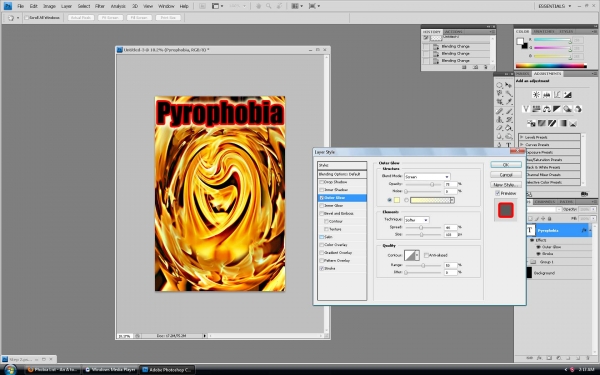 Creation of Pyrophobia: Step 38