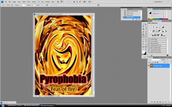 Creation of Pyrophobia: Step 47