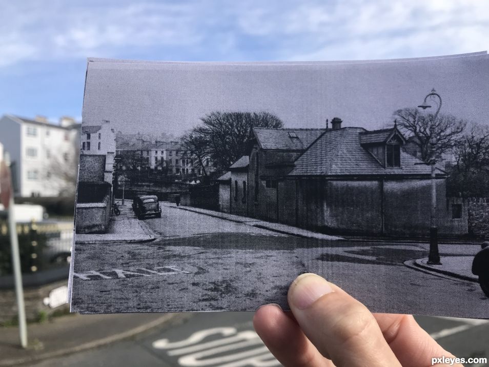 Creation of Looking towards Ballquayle Road: Final Result