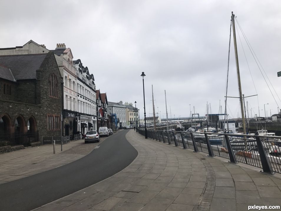 Creation of 1800s harbour: Step 1