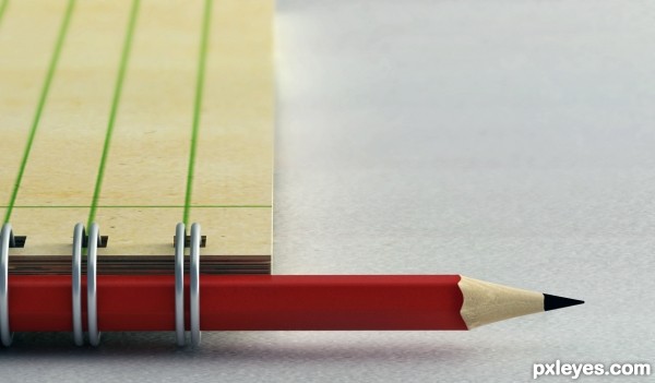 Creation of Red Pencil Mimic: Final Result