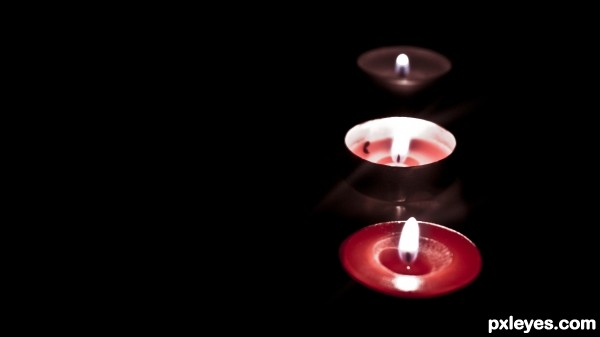 Candles in the dark