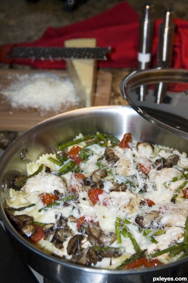 Roasted Pasta with vegetables