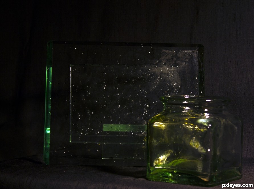 Objects made of thick glass