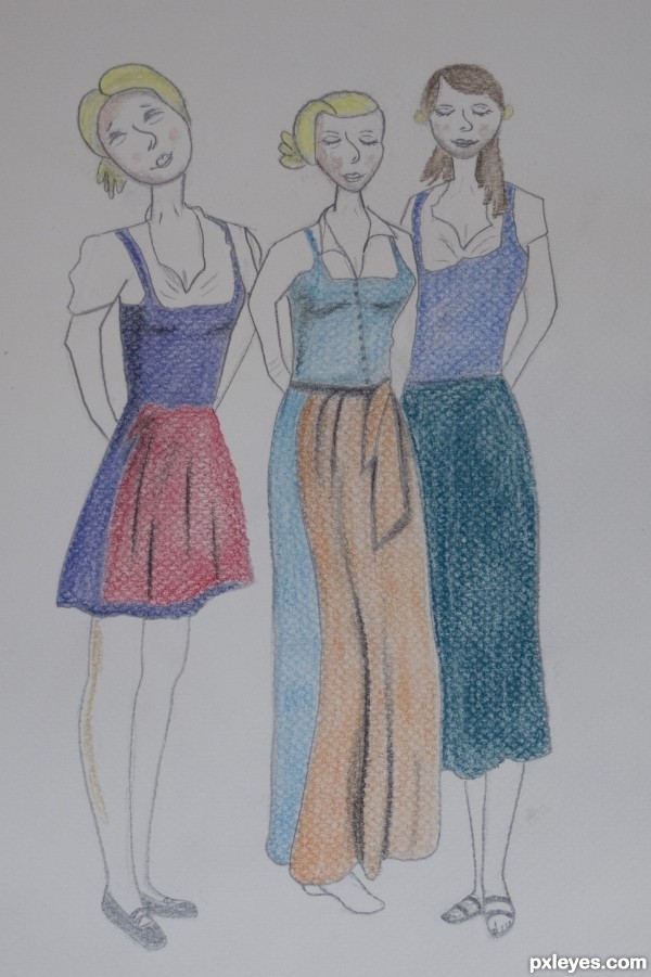 Creation of Fashion Models: Step 6