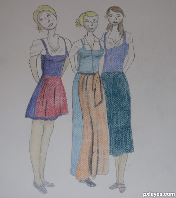 Creation of Fashion Models: Step 7
