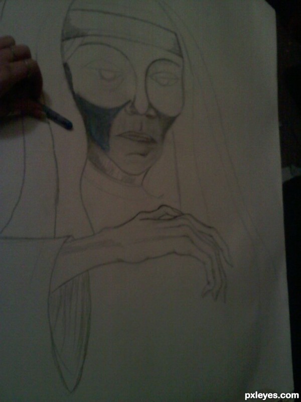 Creation of Sister's Lament: Step 2
