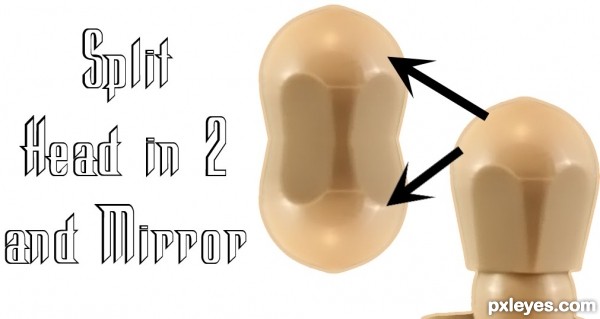 Creation of Butterfly Guy: Step 1