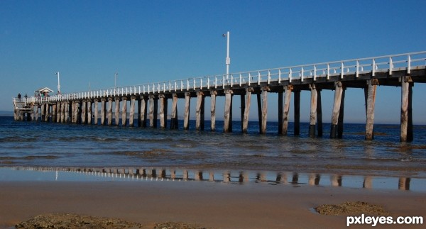 Pier reflection