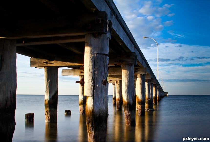 Under the Pier photoshop picture)