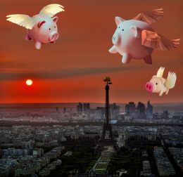When pigs will fly
