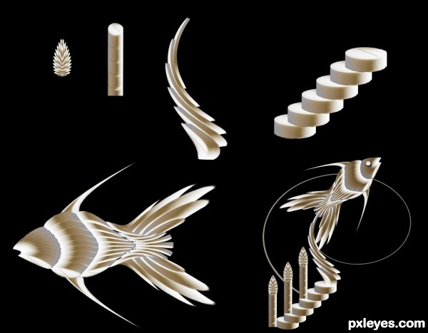 Creation of Fancy Fish: Step 3