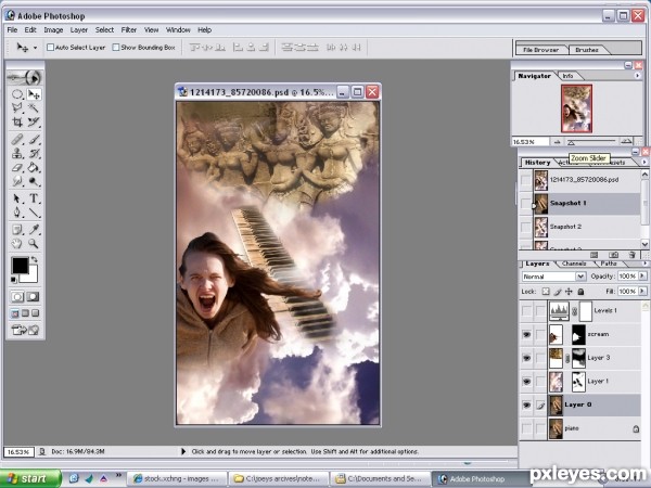 Creation of Gig in the sky: Step 4