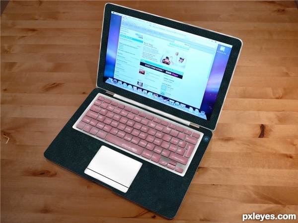Creation of Mac with Gum Keyboard: Step 4