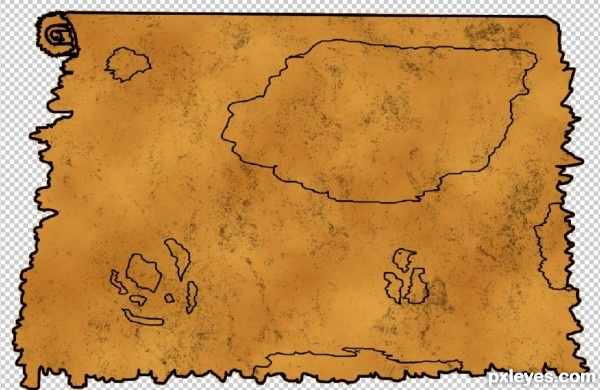Creation of Treasure map: Step 7