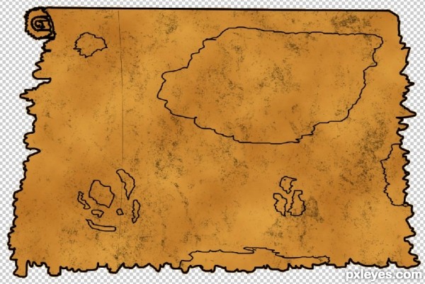 Creation of Treasure map: Step 8