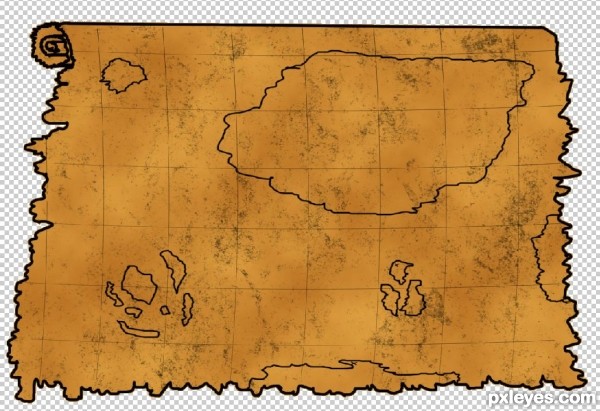 Creation of Treasure map: Step 9