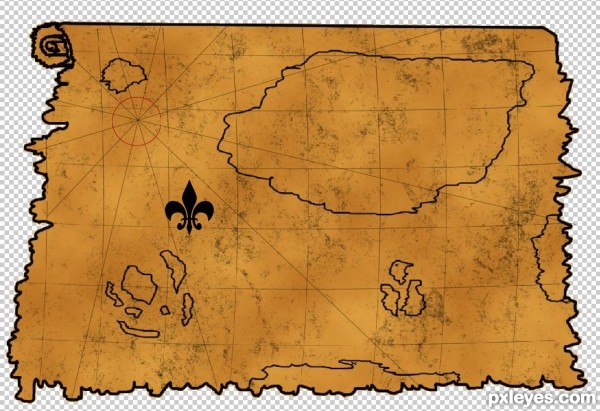Creation of Treasure map: Step 13